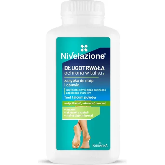 Nivelazione Polvere per Piedi e Scarpe al Talco