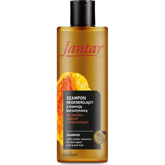 Jantar Shampoo Rigenerante all'Ambra per Capelli Danneggiati 300 ml