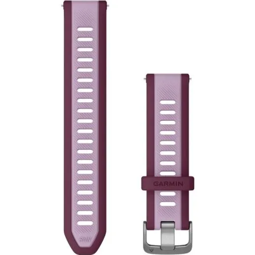 Cinturino Garmin Quick Release 20 mm in Silicone - Viola/Rosa