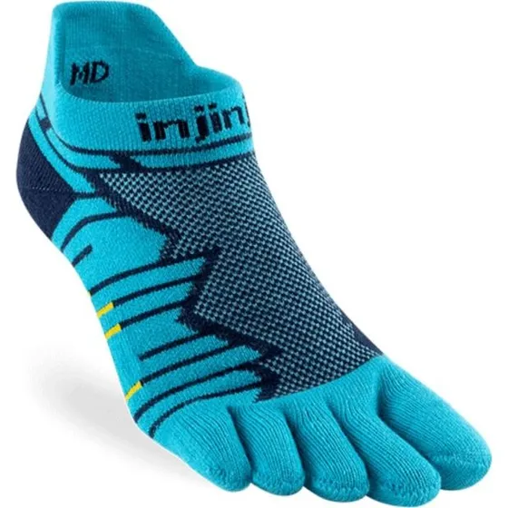 Injinji Ultra Run Mid Weight No-Show Blu L 44½-47