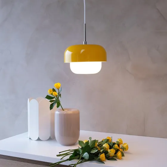 Lampada a sospensione Haipot Giallo Dyberg Larsen