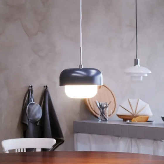 Lampada a sospensione Haipot Dyberg Larsen Grigio Scuro