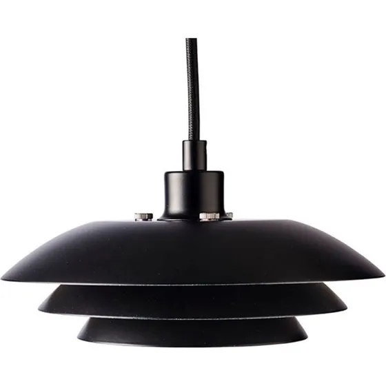 Dyberg Larsen DL20 Lampada a Sospensione in Metallo Nero Ø 20 cm