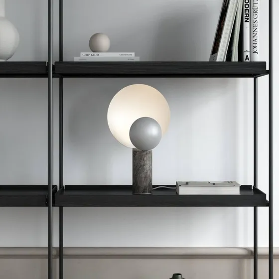 DFTP by Nordlux Lampada da tavolo Caché, grigio opaco