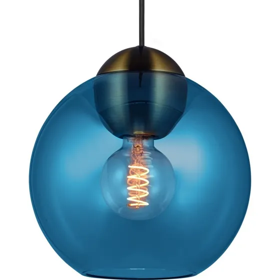 Halo Design Lampada a Sospensione BUBBLES Blu - Vetro Ø 24 cm
