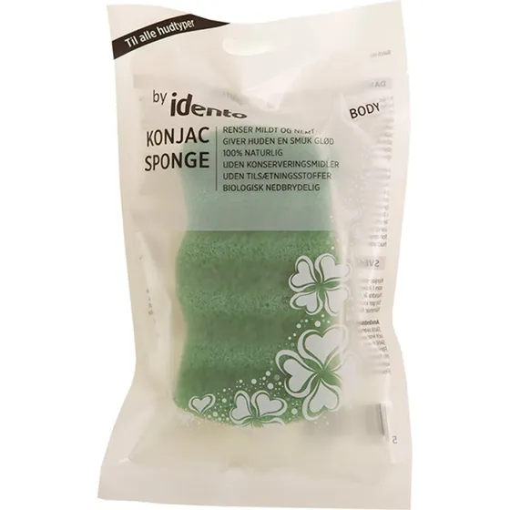 Idento Konjac Spugna Naturale per Viso e Corpo
