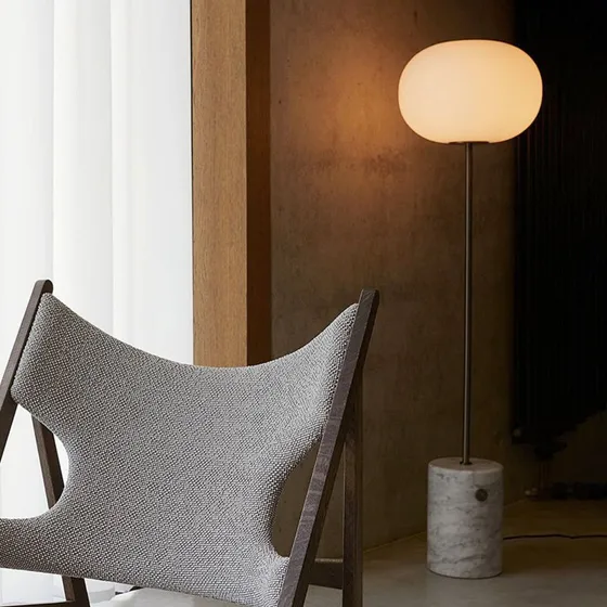 Audo Copenhagen Piantana JWDA Bronzo e Marmo