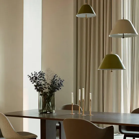 Audo Copenhagen Lampada a sospensione Levitate Ø 28 cm Nera