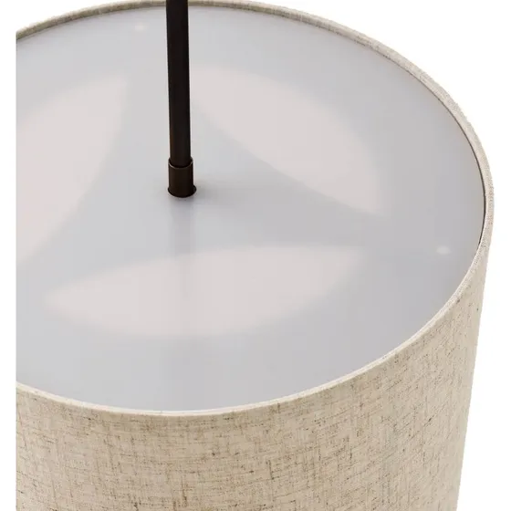 Audo Copenhagen Lampada a sospensione Hashira in lino, Ø30 cm, naturale