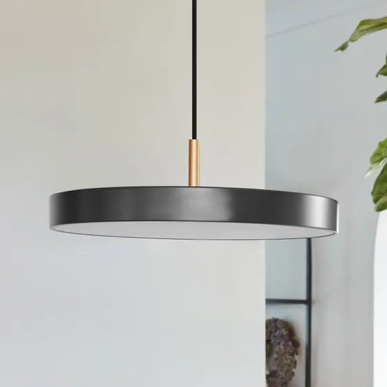 Lampada LED a sospensione UMAGE Asteria Mini, antracite/ottone, Ø 31 cm