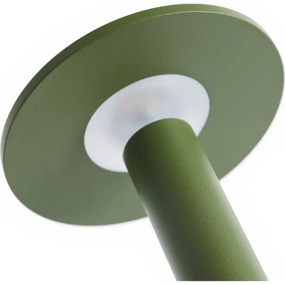 HAY HOST PORTABLE Lampada LED da tavolo ricaricabile, Verde Oliva