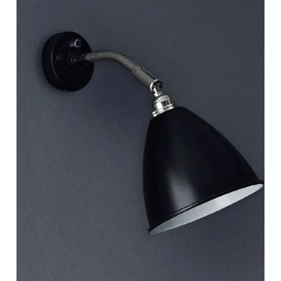 Gubi Applique Bestlite BL7 Nero/Cromato Ø 16 cm