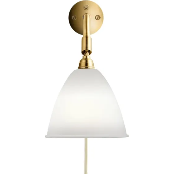 Gubi Applique Bestlite BL7 in Porcellana e Ottone - 16 cm