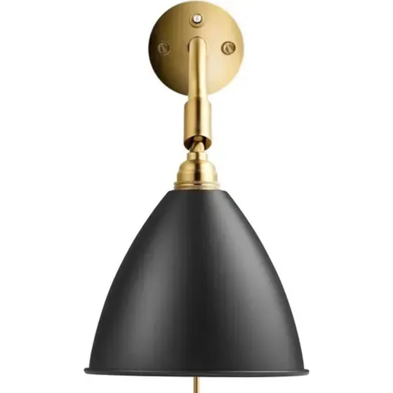 Gubi Applique Bestlite BL7 Nero/Ottone Ø 16 cm