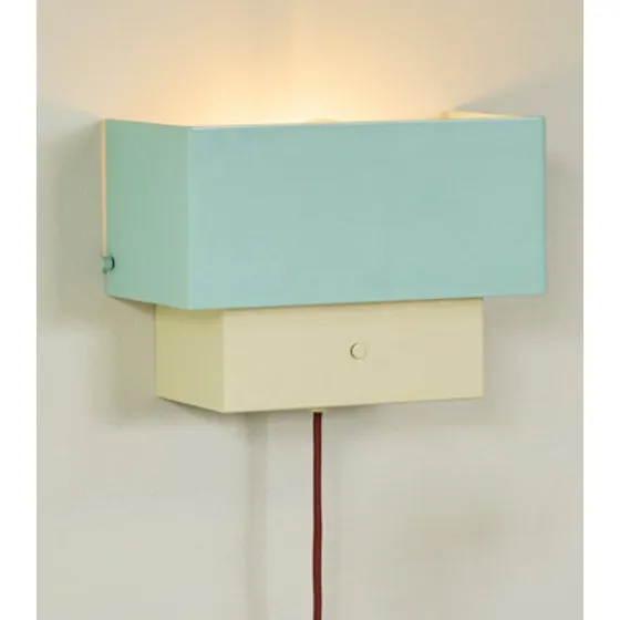 Hübsch Arte Applique Blu/Sabbia 22 cm - Design Scandinavo