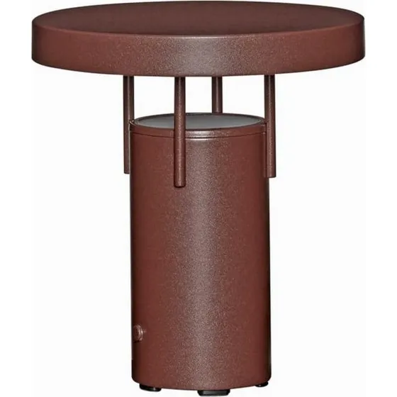 HÜBSCH BringMe Mini Lampada LED da Tavolo Ricaricabile, Bordeaux