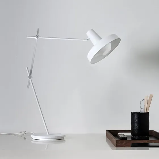 GRUPA Arigato Lampada da Tavolo Triplo Braccio Bianco