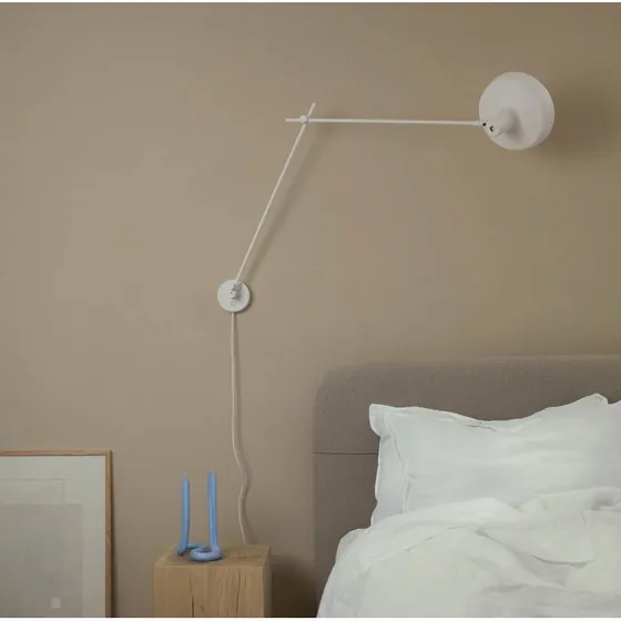 GRUPA Arigato Lampada da Parete Orientabile Bianca 110cm