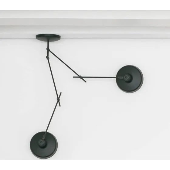 Grupa Arigato Plafoniera Doppia Nero 110cm