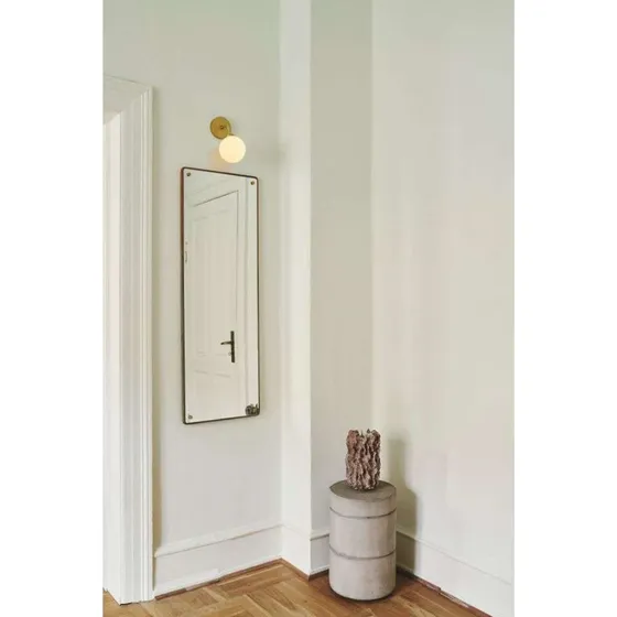 Nuura Apiales Applique in Ottone e Vetro Opale, 24 cm