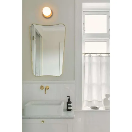Nuura Aps Nuura Liila 1 Lampada da Parete/Plafoniera Bronzo/Opale