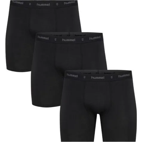 Hummel Boxer Comfort Uomo - Confezione da 3, Nero, Taglia M