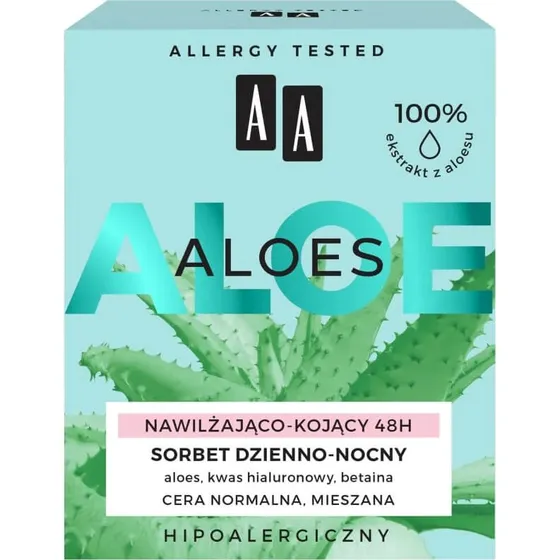 AA Aloe Sorbetto Crema Idratante e Lenitiva Giorno e Notte 50 ml