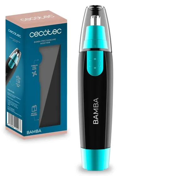 Cecotec 04407 Rasoio di Precisione Nero/Blu