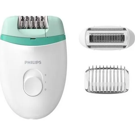 Philips Satinelle Essential Epilatore Compatto, Verde/Bianco