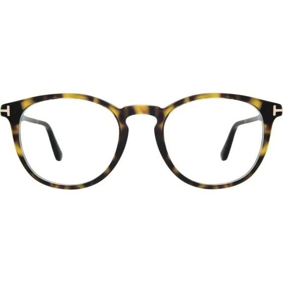 Tom Ford FT 5401 Occhiali da Vista Geometrici Avana 49mm
