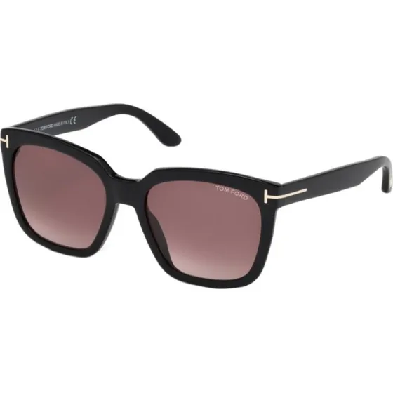 Tom Ford Amarra FT 0502 Occhiali da Sole Donna Nero e Rosso