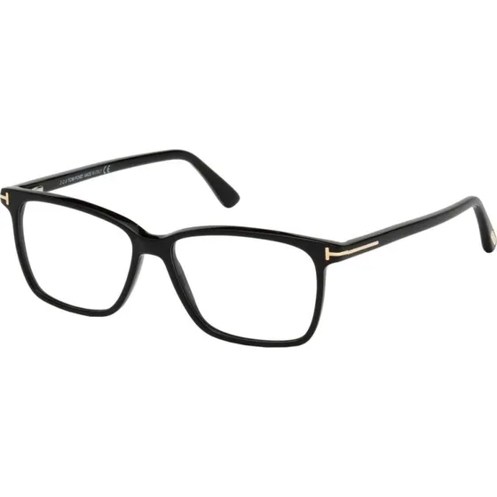 Tom Ford FT 5478-B Blue Block Occhiali da Vista Uomo Nero Geometrici