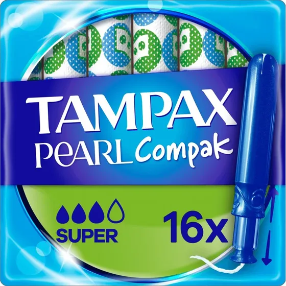 Tampax Compak Pearl Super 16 pz