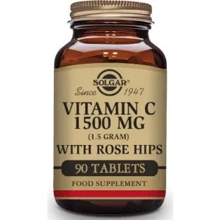 Solgar Rosa Canina Vitamina C 1500 mg, 90 compresse