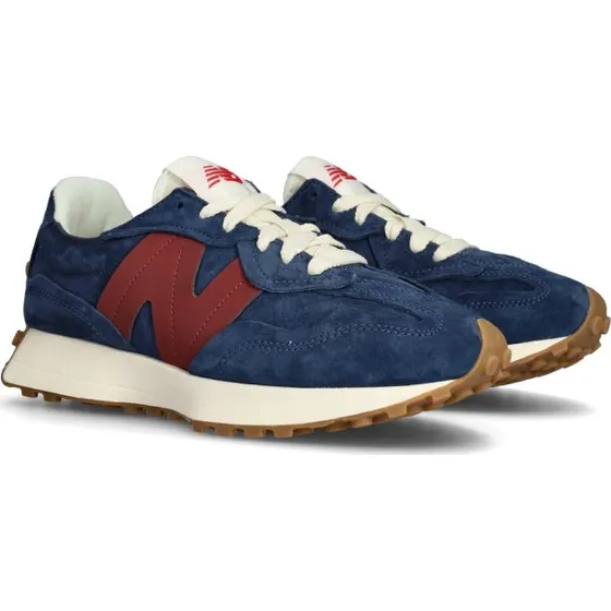 New Balance 327 Sneakers in camoscio blu navy