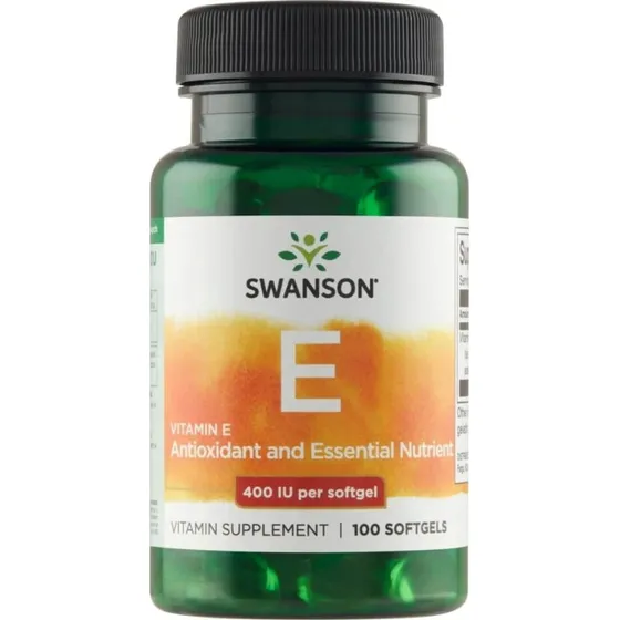 Swanson Vitamina E Naturale 400 UI - 100 Capsule in Gel