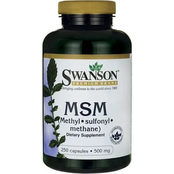Swanson MSM 500 mg - 250 Capsule