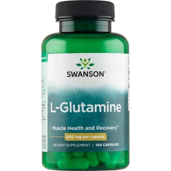 Swanson L-Glutammina 500 mg - 100 Capsule