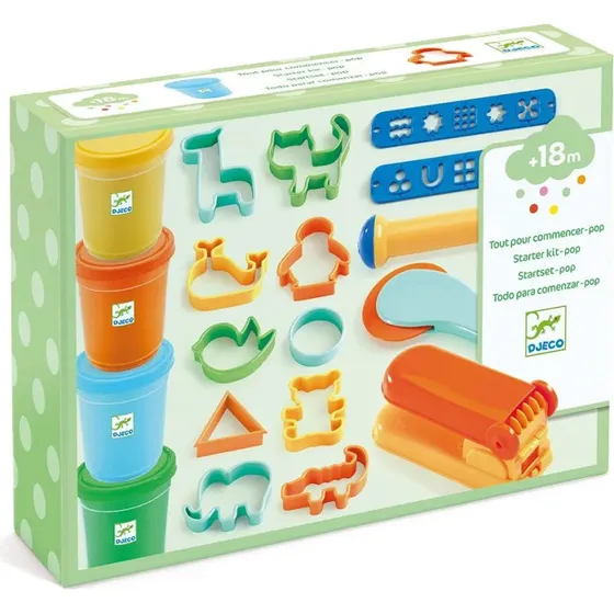 Djeco Massa in Plastica per Bambini + Accessori