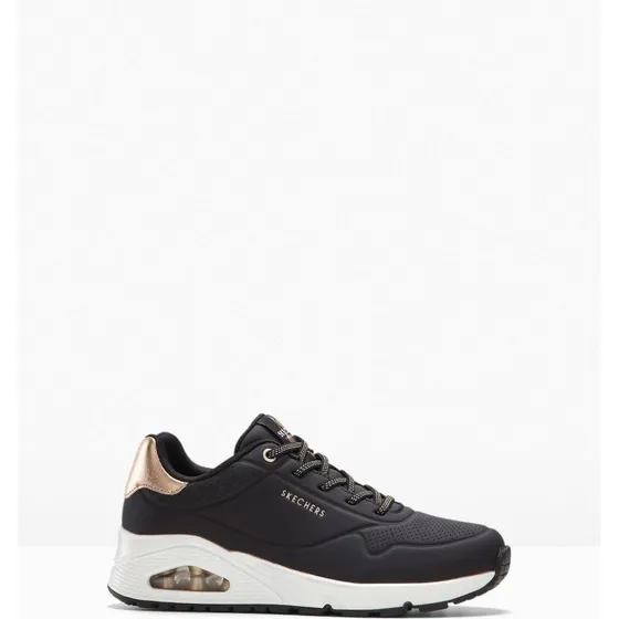 Skechers Uno Shimmer Away Sneaker da donna - Nero, 42