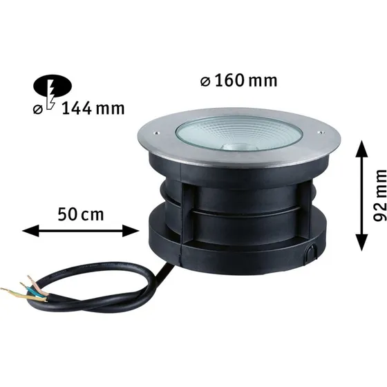 Paulmann Vanea SWR Spot da Incasso Esterno IP67 Alluminio