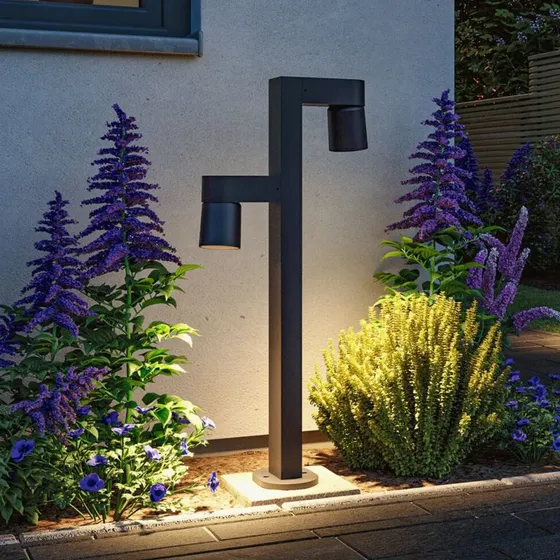 Paulmann Kimu Paletto da Giardino Antracite 2200K 2x7,8W
