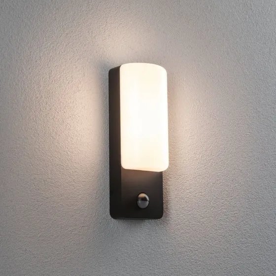 Paulmann Applique da esterni LED Bonnie, Antracite, con Sensore