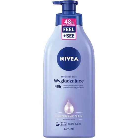 Nivea Latte Corpo Levigante Pelle Secca con Burro di Karité 625 ml