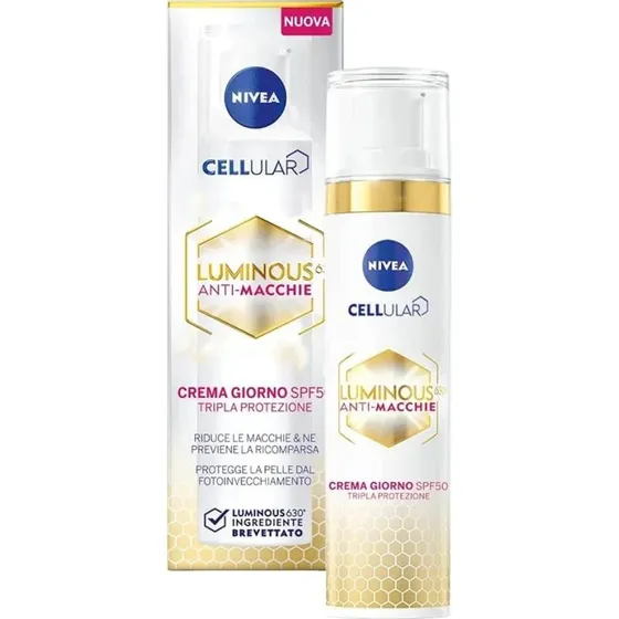 Nivea Cellular Luminous Anti Macchie Crema Giorno SPF 50, 40 ml