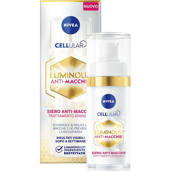 Nivea Luminous630 Siero Viso Anti-Macchie Trattamento Avanzato 30 ml