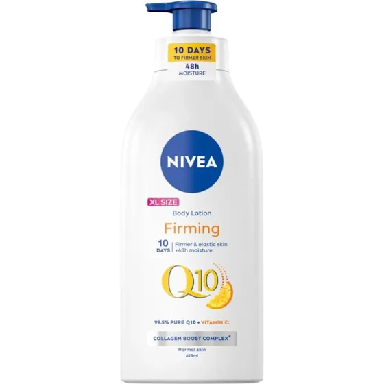 Nivea Q10 Lozione Corpo Rassodante con Vitamina C, 625 ml