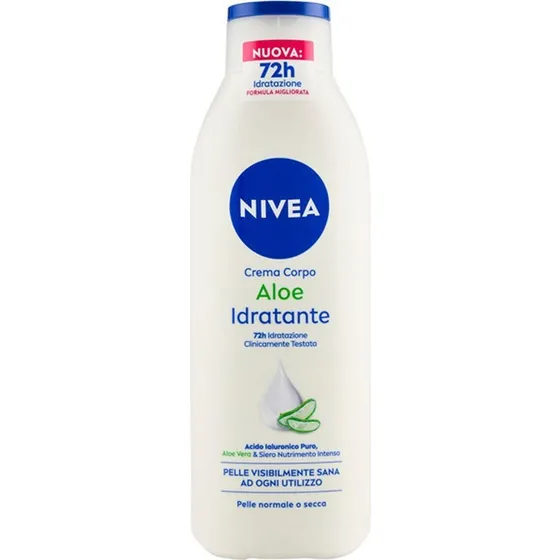 Nivea Crema Corpo Aloe Idratante 250ml per Pelle Normale o Secca