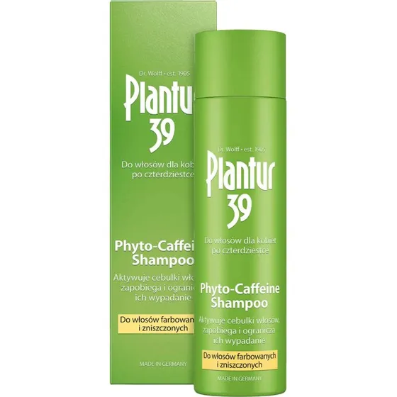 Plantur 39 Phyto-Caffeine Shampoo per Capelli Colorati e Danneggiati