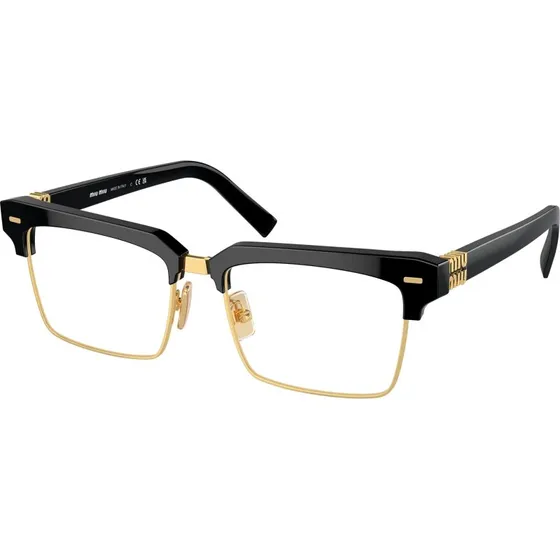 Miu Miu MU 11XV 16K1O1 Occhiali da Vista Quadrati in Acetato Nero